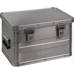 Caja Aluminio Con Cierre Abatible Y Cerradura Cilindro 029l