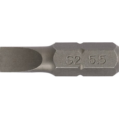 Punta Atornillador 1/4" Plana 06,0x025mm Tecwerk