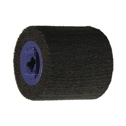Rodillo Satinador 100x100mm Eje De 19mm Marron Gr400 Tecwerk