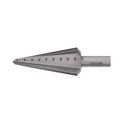 Broca Escariadora Chapa Hss 04,0-20,0mm Tecwerk
