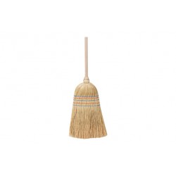 Escoba Mijo 5 Cosidos Mango Madera 55x1400x270mm Universal
