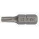 Punta Atornillador 1/4" Torx Inviolable T40x025mm Tecwerk