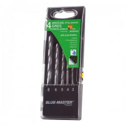 Broca P/gres Porcelanico Jgo. 4pzs 4-8 Mm