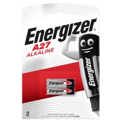 Pila A27 Alcalina 80x11x120mm 2ud A27 Bl2 Energizer