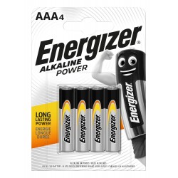 Pila Alcalina Lr03 Aaa 80x11x114mm 4ud Energizer