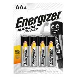 Pila Lr06 Aa Alcalina 80x15x114mm 4ud Energizer