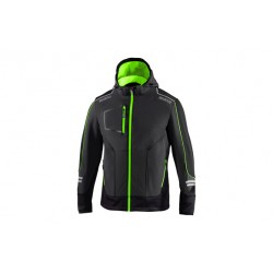 Chaqueta Softshell TÉcnica 330 Gr Gris/verde Fluor York Tall