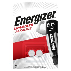 Pila BotÓn Alcalina 80x6x120mm 2ud Lr44/a76 Energizer