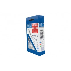 Remache Aluminio/acero Cabeza Alomada Ø4,0x18mm 080 Un Bralo