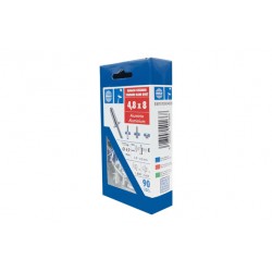 Remache Aluminio/acero Cabeza Alomada Ø4,8x08mm 090 Un Bralo
