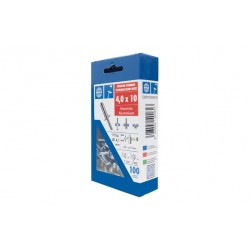 Remache Aluminio/acero Cabeza Alomada Ø4,0x10mm 100 Un Bralo