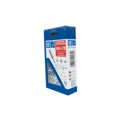 Remache Aluminio/acero Cabeza Alomada Ø4,0x12mm 095 Un Bralo