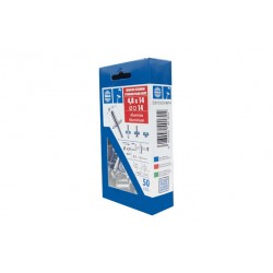 Remache Aluminio/acero Cabeza Alomada C.14 Ø4,8x14mm 50 Un B