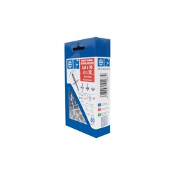 Remache Aluminio/acero Cabeza Alomada C.12 Ø4,0x10mm 80 Un B
