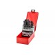 Estuche 25 Brocas Metal Hss-r Din338 1-13 Mm