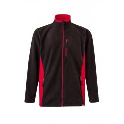 Chaqueta Polar Negro/rojo M