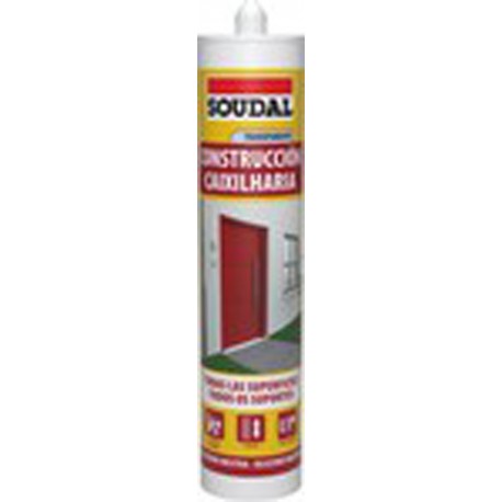 Silicona Neutra Construccion 290 Ml Translucido Soudal