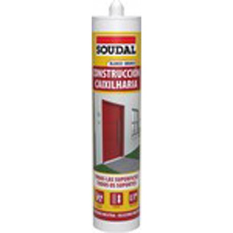 Silicona Neutra Construccion 290 Ml Blanco Soudal
