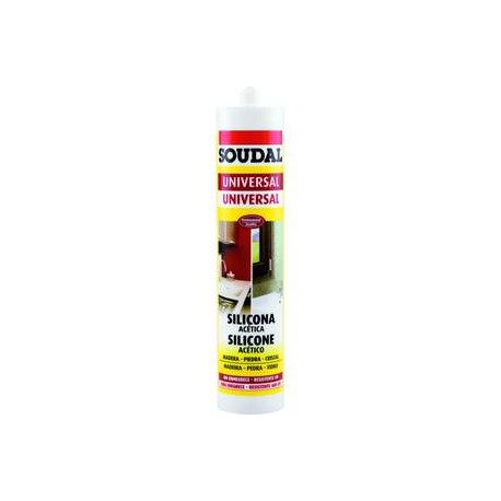 Silicona Universal 280 Ml Negro Soudal