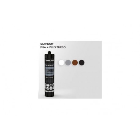 Adhesivo Montaje Fija+plus Turbo 290 Ml Negro Quiadsa