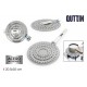 Difusor Para Cocina Gas Acero Inoxidable 20,5x35 Cm