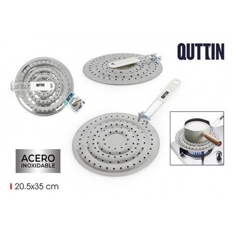 Difusor Para Cocina Gas Acero Inoxidable 20,5x35 Cm