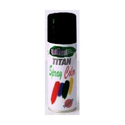 Esmalte Laca Satinado Titanlak Negro Spray 200ml 1401