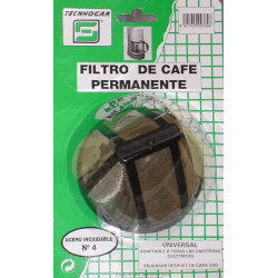 Filtro Cafe Perman. Met. Tecnhogar