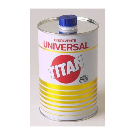 Disolvente Universal Para Pinturas 1 Litro Titan 08u000101