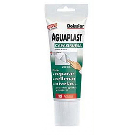 Comprar Masilla Aguaplast Rellenos Blanca Interior Tubo 200ml 2024 en  MasFerreteria