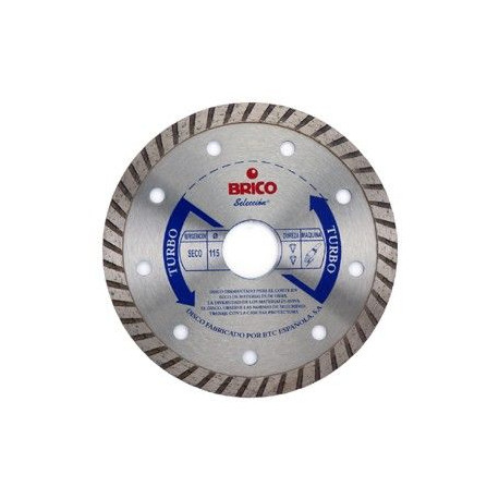 Disco Corte Turbo Sinterizado 125 Mm Diam Brico