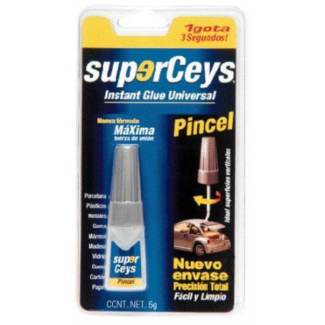 Pegamento Instantaneo Pincel 5 Gramos Superceys 504011