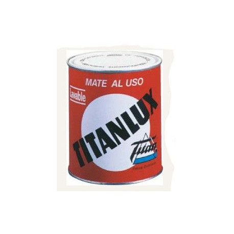 Pintura Sintet Lavable Mate Titanlux Al Uso Blanco 016034534