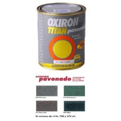 Esmalte P/metal Antiox Gris 375ml Oxiron Pavonado 02b020238