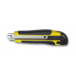 Cutter Prof Autofreno Hoja Acero Carbono 18mm Bimat Medid