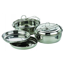 Fiambrera Alimen. 2 Platos 16 Cm In. Ibili