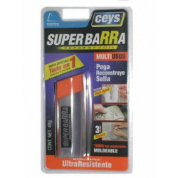 Masilla Reparadora Epoxi Plasti"superbarra" 47gr 505031 Ceys