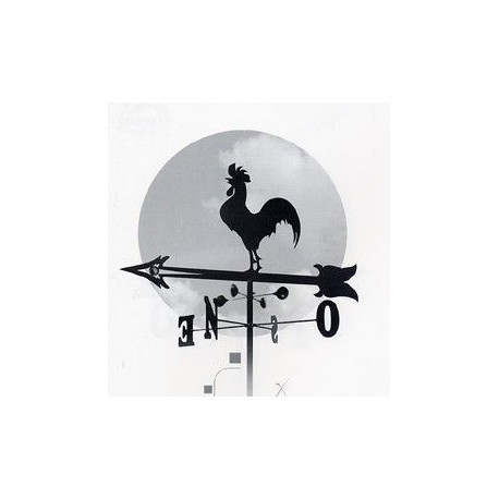 Veleta Gallo Hierro Lacado Negro 480mm Unidad