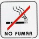 Placa Señal Adh 110x110mm No Fumar Pict. Poliest Bl Superl.