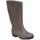 Bota De Agua Pvc Verde Alta Puntera+plantilla Metal 38 2091