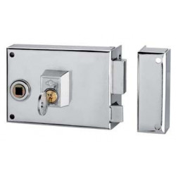 Cerradura - Hierro Niquelado 125br12i/0 Izda. Unidad