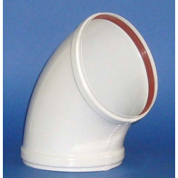 Codo Extraccion Aire 90§ 111mmØ Alu Bl Alustar Vacuf