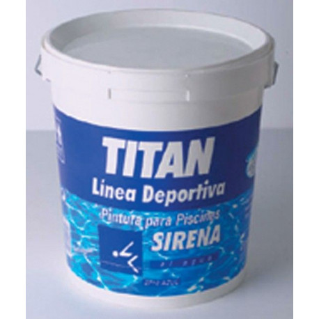 Pintura Piscinas Al Agua Azul Antidesliza 4lt Titan183271004