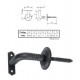 Soporte Pasamano Negro 73212 Unidad