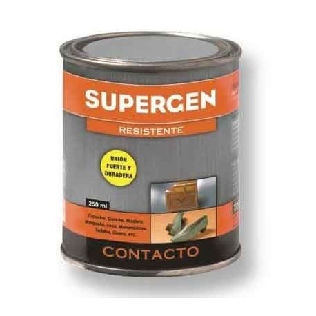 Pegamento Contacto 250 Ml Bote Supergen