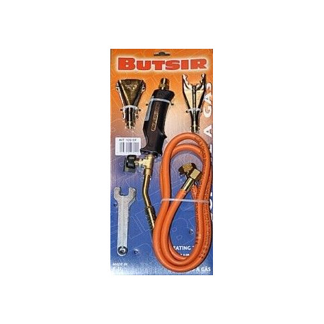 Soldador A Gas But/pro Manguera Boquilla 814 Kit 120l Butsir