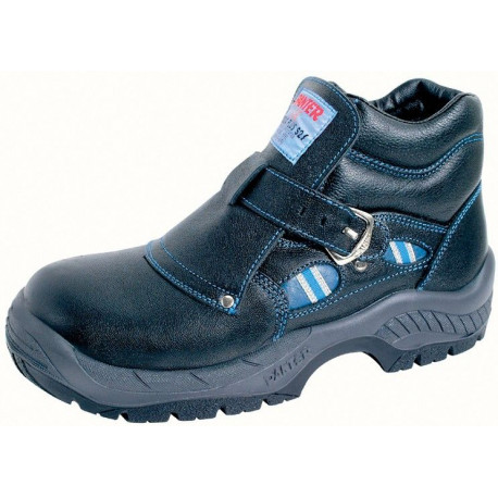 Bota T41 S2 Pun.plas Suela Pu/tpu Fragua Plus Piel Ne Panter