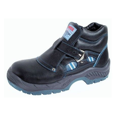 Bota T46 S2 Pun.plas Suela Pu/tpu Fragua Plus Piel Ne Panter