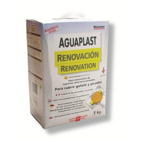 Plaste Aguaplast Renovacion Blanco Interior Estuche 5kg 806