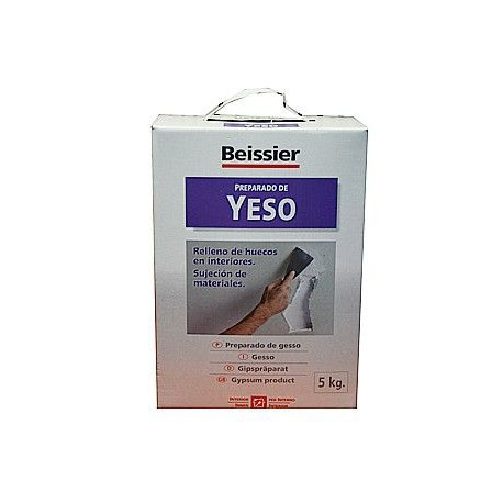 Yeso Rest. Relleno Hueco 5 Kg Bl Int. Sujecion Mat. Beissier